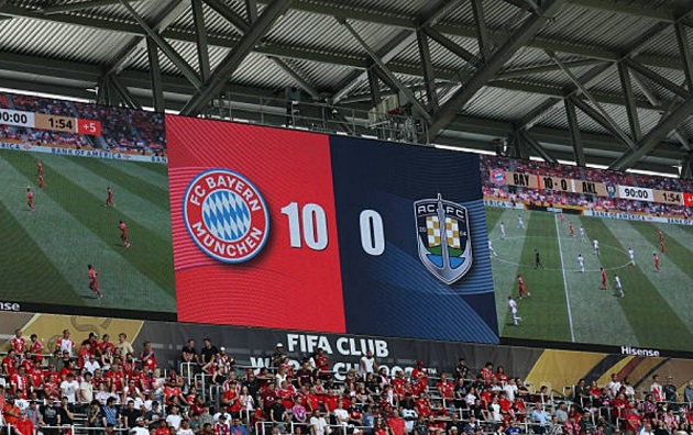 Bayern Munich tạo nên lịch sử với chiến thắng kỷ lục 10-0 tại Club World Cup