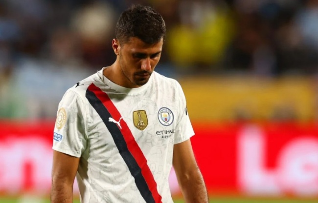 Rodri gặp vấn đề thể lực, nỗi lo cho Man City trước thềm mùa giải mới